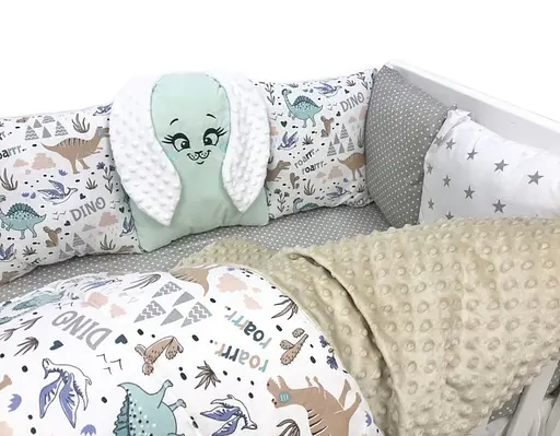 Дитячий набір Moontime у ліжечко "Динозаврики" - фото 2