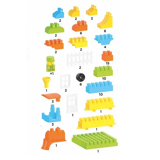 Детский конструктор Building blocks ТехноК 6573TXK 90 деталей - фото 4