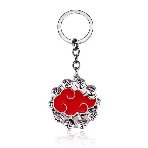 Брелок Наруто Naruto Акацукі червона хмара NR 22.112 - фото 1