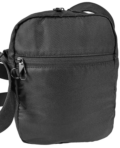 Чоловіча сумка через плече Антизлодій із Rfid захистом чорна LS sum0028743 - фото 2