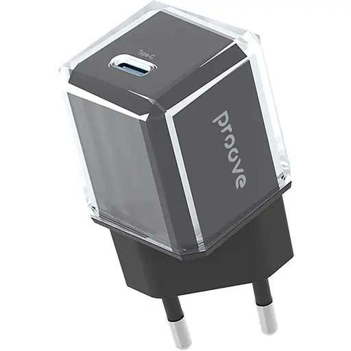 Мережевий зарядний пристрій Proove Pure GaN 30W USB-C Black (WCPU30012201) [130273]