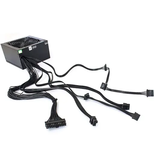 Блок живлення GameMax 600W (GM-600 80+ APFC Black) Б/в - фото 4