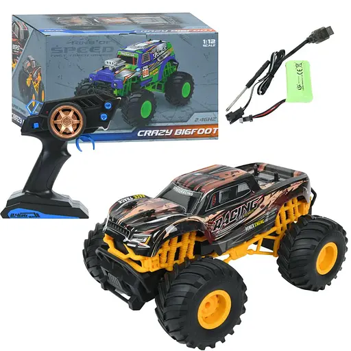 Джип на радіокеруванні зі звуком і світлом Жовтий YD898-MT1889 - фото 2