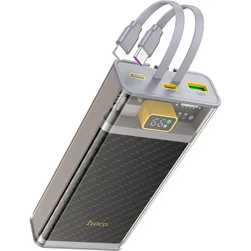 Внешний аккумулятор Hoco J104A Discovery Edition 20000mAh 22.5W Gray (788962) [109963] - фото 2