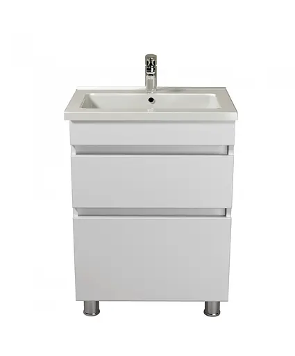 Тумба Мойдодир MoonShine 60 з умивальником Rodeo 60 підлогова Білий - фото 7