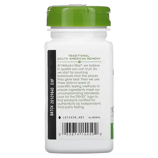 Натуральная добавка Nature's Way Pau D'Arco, 100 вегакапсул - фото 3