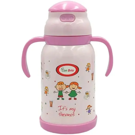 Термос Con Brio дитячий 380 мл рожевий (CB-383)