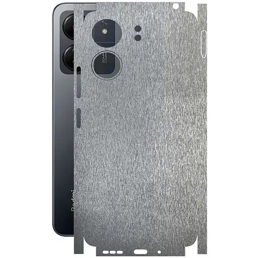 Захисна плівка StatusSKIN для Xiaomi Poco C65 Корпус Вініл Метал срібло - фото 1