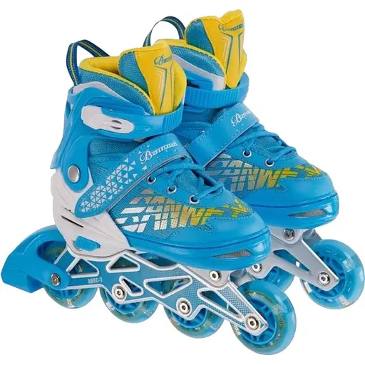 Ролики для підлітків Banwei із захистом і переднім колесом, що світиться 7945-S - фото 2