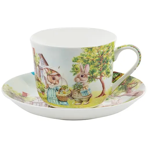Чайный набор Lefard 2 предмета Кроличи Истории 470 мл (924-866)
