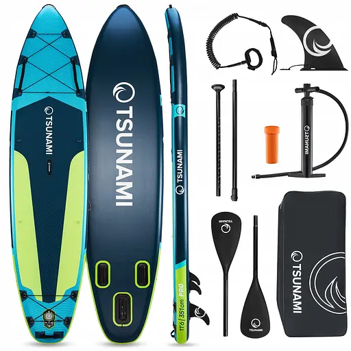Надувная SUP доска TSUNAMI PRO 350 см с веслом T14 (P-5905973405621) - фото 1