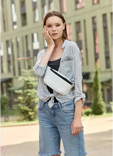 Жіноча сумка на пояс (бананка) Sambag 22х12х4 см sum0011047 - фото 5