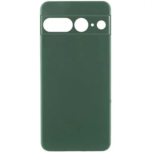 Чохол TPU Getman Liquid Silk Full Camera для Google Pixel 7 Pro Зелений / Dark green