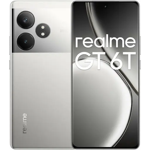 Смартфон Realme GT 6T 12/256Gb Fluid Silver UA UCRF NFC, 5G