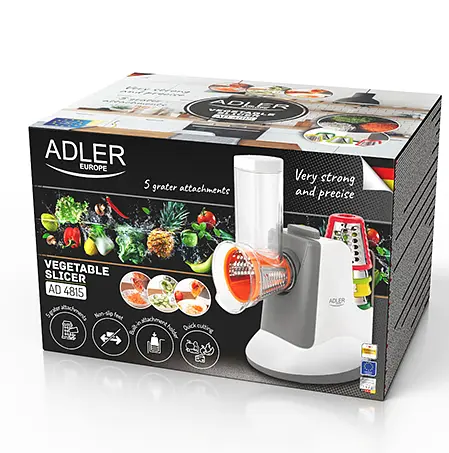 Овощерезка с 5 насадками Adler AD 4815 - фото 7