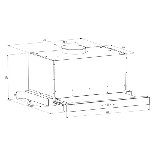 Вытяжка кухонная Klarstein Vinea 60 см 610 м³/ч (10031681) черный - фото 2