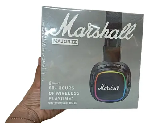 Бездротові блютуз навушники Marshal Major IV Black Black - фото 5