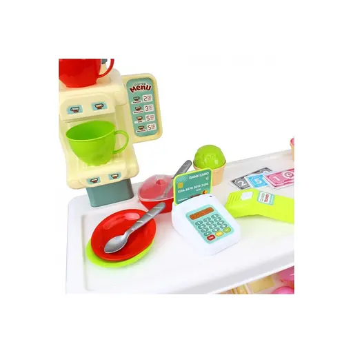 Ігровий дитячий набір "Кав'ярня" ТехноК 9765TXK прилавок з полицями, іграшкові солодощі - фото 4