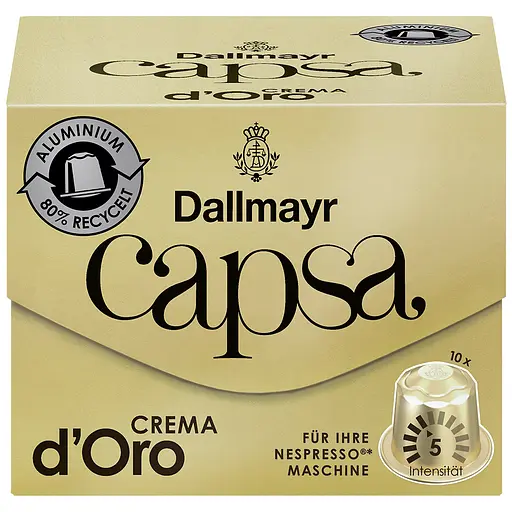 Кофе в капсулах Dallmayr Crema d'Oro 10 капсул 56 г - фото 1