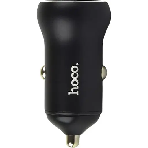 Автомобільний зарядний пристрій Hoco NZ5 Smooth road PD30W + QC3.0 5А car charger set Type C to Type C Чорний