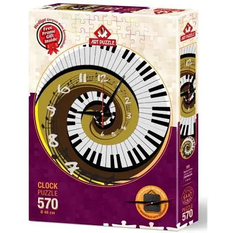 Пазл Art Puzzle Часы Мелодия времени 570 эл. (5006)