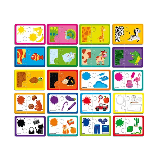 Пазлы Найди пару. Цвета и окраска животных VT5003-02 Укр - фото 3