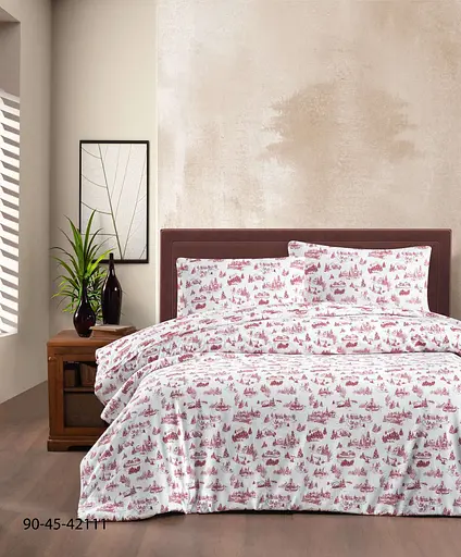 Постільна білизна Red Pine Фланель Cotton Collection pbe0052034 - фото 1