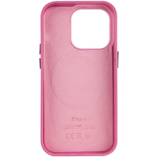 Кожаный чехол Epik Leather Case AA Plus with MagSafe для Apple iPhone 13 Pro 6.1 Pollen - фото 2