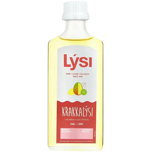 Омега-3 Lysi Kids з печінки тріски та тунця з вітамінами A, D, E + DHA-формула зі смаком лимона та манго 480 мл (2 шт. х 240 мл) - фото 2