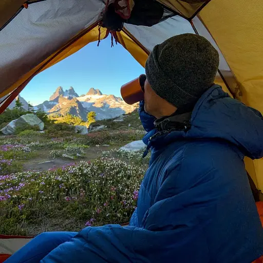 Спальный мешок Selkbag LITE надеваемый (размер М) Голубой - фото 9