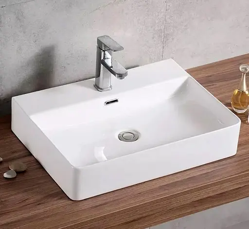 Умивальник Dusel Selena 505581W, Білий - фото 4