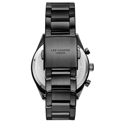 Часы мужские наручные водонепроницаемые Lee Cooper England (Черный) - фото 4