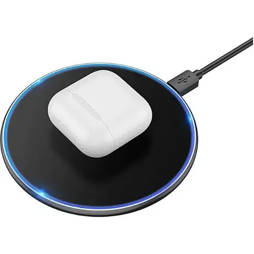 Беспроводная зарядка подставка Borofone BQ3 Pro на 15W Type-C 2A черная - фото 6