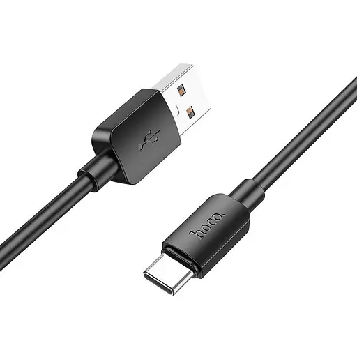 Кабель Hoco X96 Hyper 27W charging data cable Type-C Чорний - фото 1