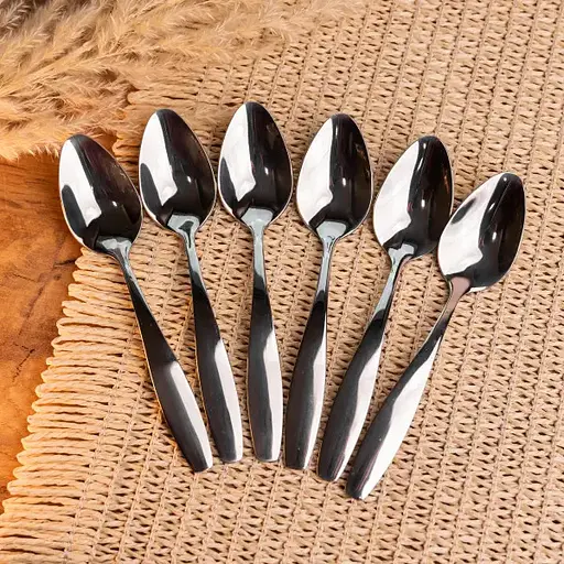 Набор столовых ложек Yiwu 6 штук из нержавеющей стали 21 см ложки столовые приборы для сервировки стола HP-16978-13 - фото 2