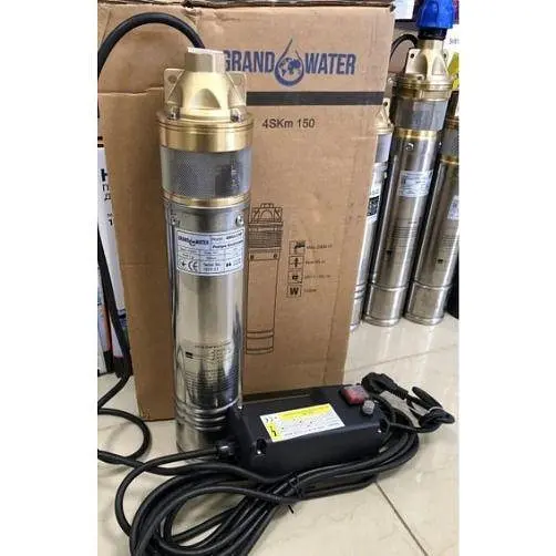 Насос глибинний GrandWater 4SKM150 1.1 кВт H95м з пультом 30412 - фото 3