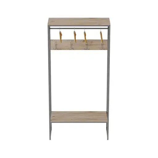 Вешалка напольная модульная Трелис 14 180x90x38 серый ДСП Дуб Сан-Марино 16мм FRD-104356