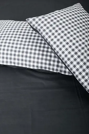 Комплект постільної білизни Moon&Star King Size 220x240 см наволочки 2х50х70 см Gray Square Ranforce Elite - фото 7