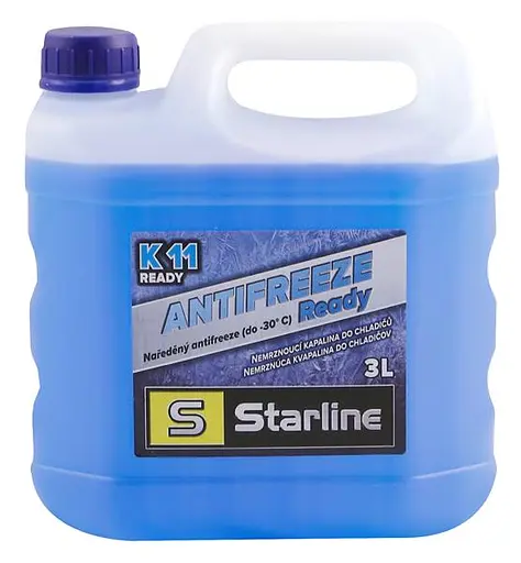 Антифриз Starline Ready to Use G-11 готовий синій -30°C 3л (NA K11READY-3)