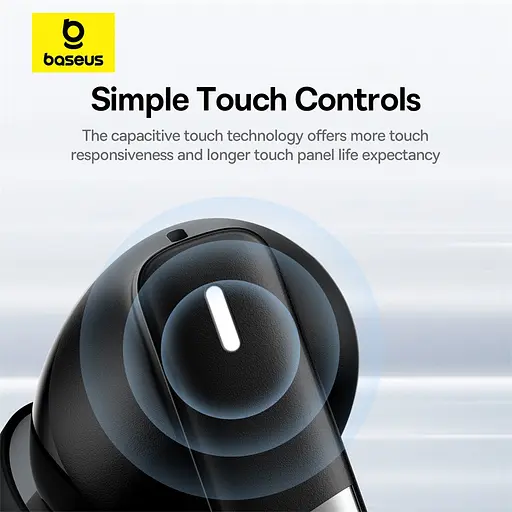 Бездротові навушники Baseus Bowie E20 True Wireless Earphones Cluster Black - фото 18