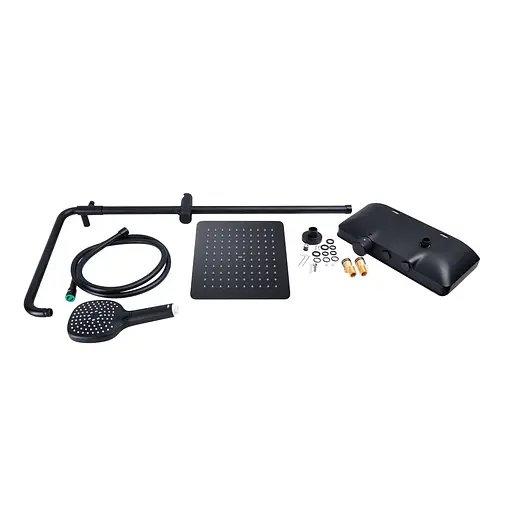 Душова система Qtap Sloup 57T105VNKBB, Чорний - фото 9