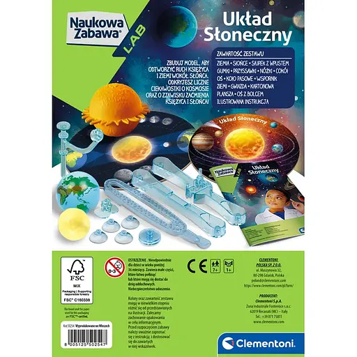 Науковий набір міні Сонячна система - Clementoni 50254 - фото 7