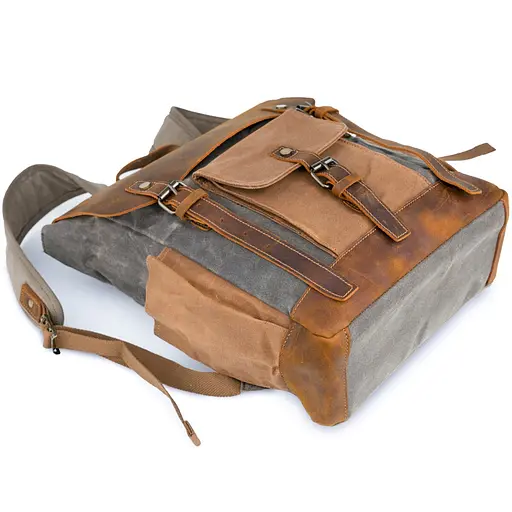 Рюкзак кожаный Vintage 40х43х12 см sum0026525 - фото 6