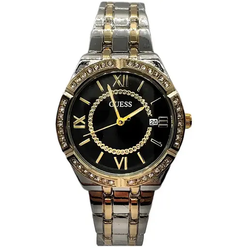 Часы женские наручные Guess IBW912SYB Золотисто-серебристые