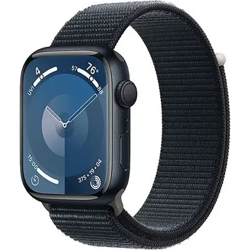 Смарт-годинник Apple Watch Series 9 GPS 45mm Midnight Aluminum Case w. Midnight S. Loop (MR9C3)