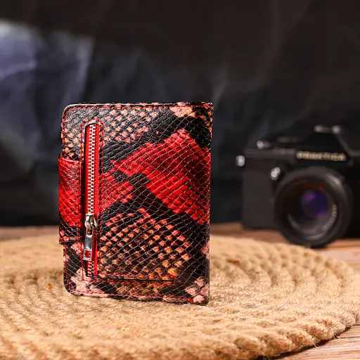 Кожаный женский кошелек Canpellini 9х11.7х1 см acs0025175 - фото 8