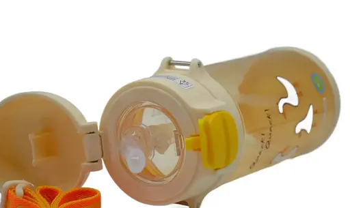 Пляшка для води Casno 690 мл KXN-1219 Помаранчева (Гуси) з соломинкою (KXN-1219_Orange) - фото 7