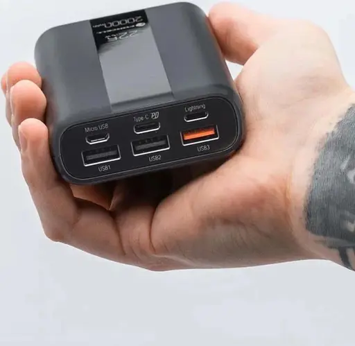 Повербанк Powerbank Forcell F-Energy P20-K2 20000mAh QC3.0 PD 3A 22.5W - фото 6