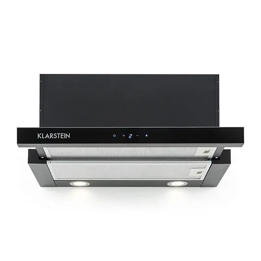 Вытяжка кухонная Klarstein Vinea 60 см 610 м³/ч (10031681) черный - фото 3