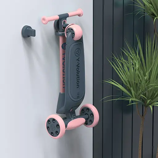 Самокат YVolution YGlider NUA Розовый - фото 6
